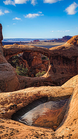 Double O Arch Christmas Morning