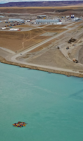 River Activists and the Dam