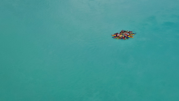 Activist Kayak Raft in Rio Santa Cruz