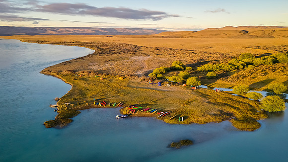 River Camp, Morning Light