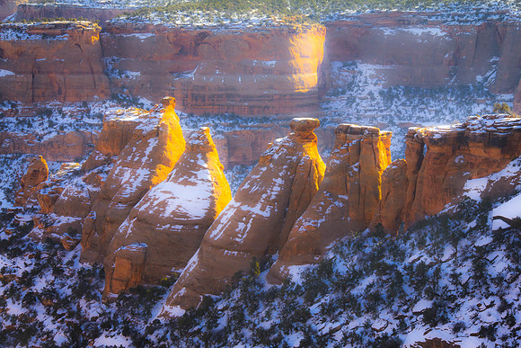 Coke Ovens Winter Glow
