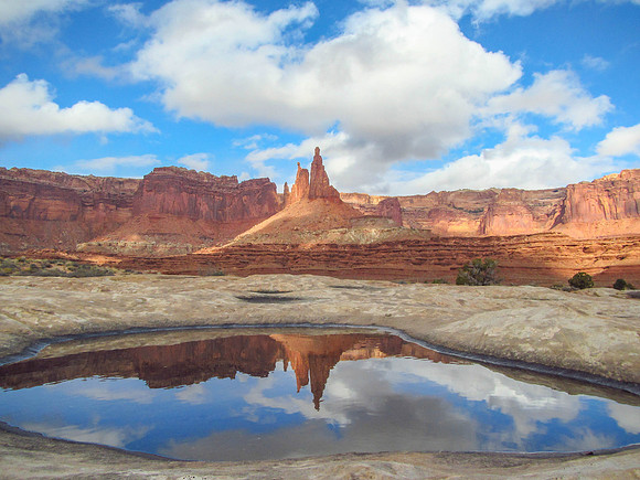 Washer Woman Reflection from the White Rim
