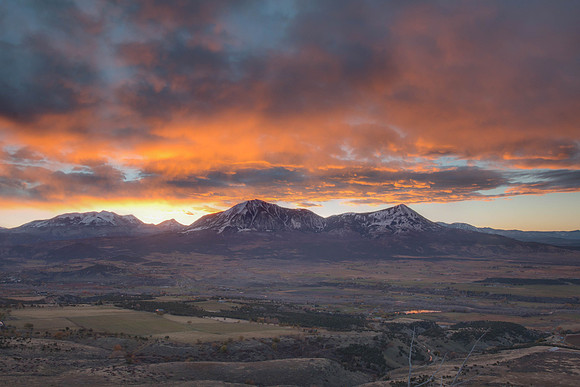 Valley Sunrise and the West Elks