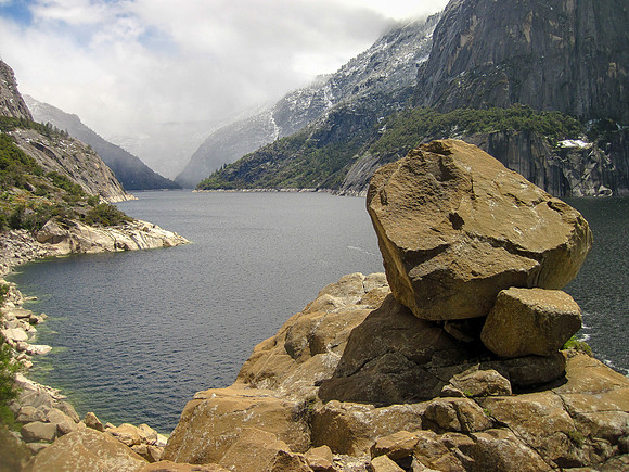 Boulder at Hetch Hetchy