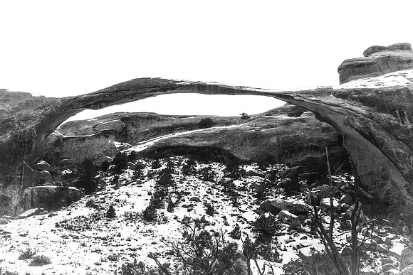 Landscape Arch Monochrome Study
