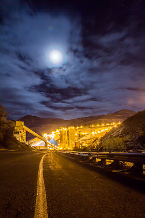 West Elk Mine Night Portrait